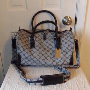 Lauren Ralph Lauren Canvas Monogram Travel Bag